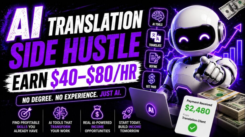 How To Make $40–$80/Hour With AI Translation (Beginner Guide)