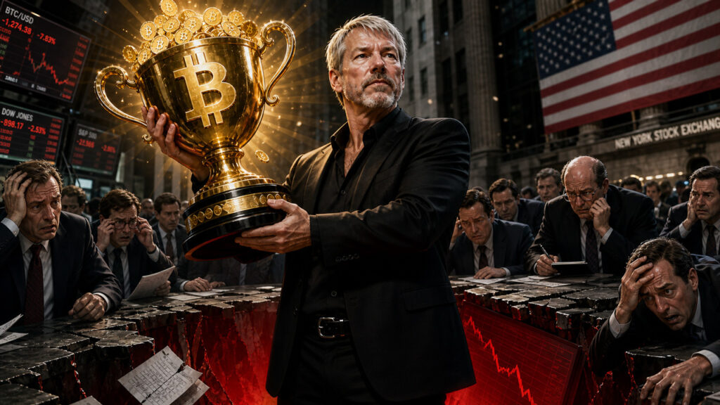 Strategy to “sell some Bitcoin” after posting $12.7 billion Q1 loss as Saylor points to $5 billion Bitcoin gain Strategy to "sell some Bitcoin" after posting $12.7 billion Q1 loss as Saylor points to $5 billion Bitcoin gain