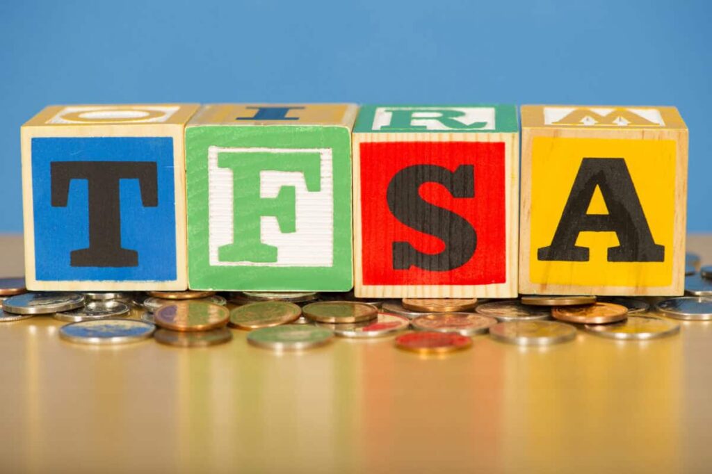 Blocks conceptualizing Canada's Tax Free Savings Account